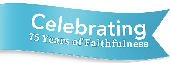 75th Anniversary Banner